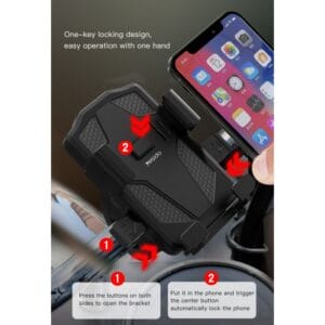 Support de téléphone pour vélo et moto C94 YESIDO