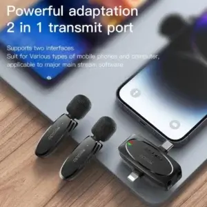 Microphone sans 2 en 1 Type-C & Lightning KR15 YESIDO