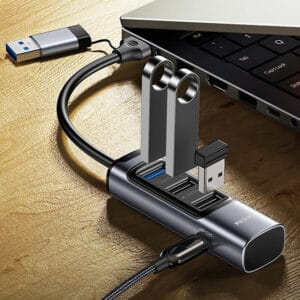 Adaptateur Hub USB + Type-C multifonction HB19 YESIDO