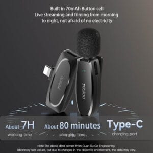 Microphone sans 2 en 1 Type-C & Lightning KR15 YESIDO
