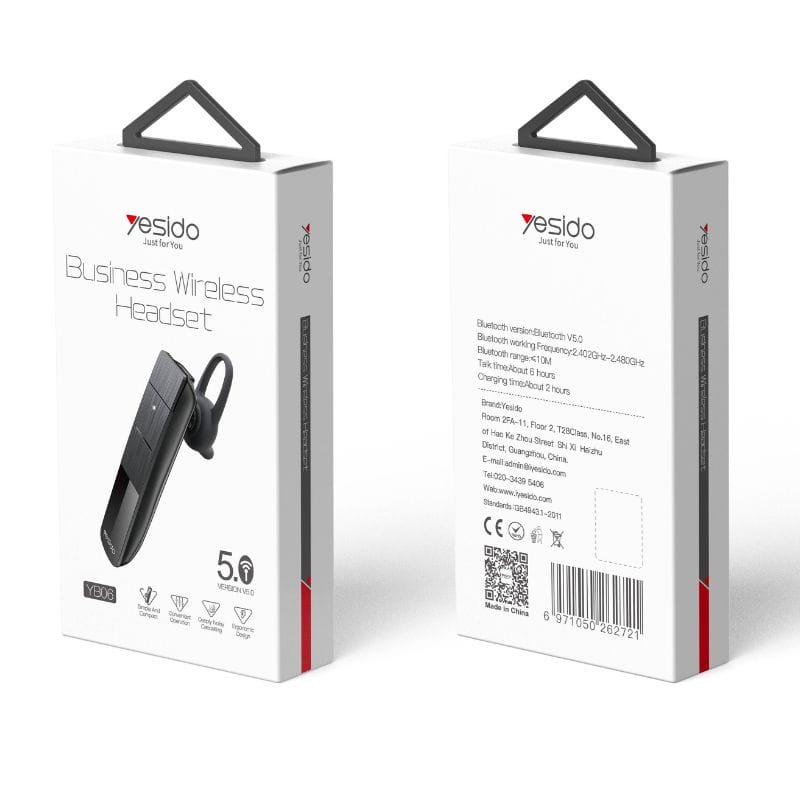 Ecouteurs Bluetooth professionnel sans fil YB06 YESIDO