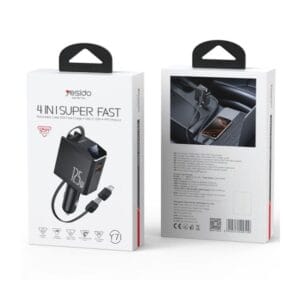Chargeur de voiture 3en1 125W Y71 YESIDO