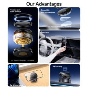 Support de téléphone de voiture à ventouse C227 YESIDO