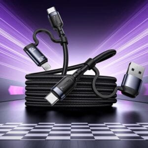  Câble de Charge Rapide 4-en-1 60W CA200 YESIDO