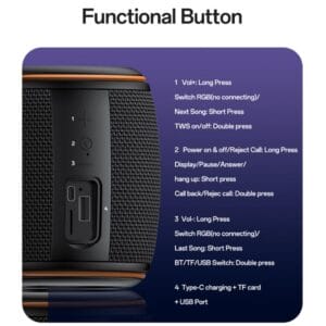 Enceinte Bluetooth portable YSW40 YESIDO