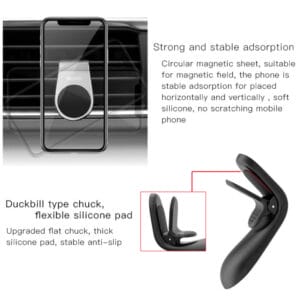Support magnétique de téléphone pour voiture C64 YESIDO
