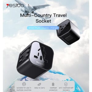 Adaptateur de Chargeur Universel 4 en 1 MC09 YESIDO