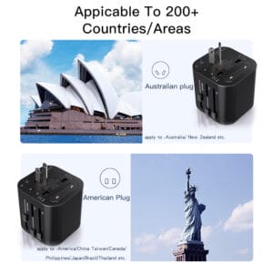 Adaptateur de Chargeur Universel 4 en 1 MC09 YESIDO