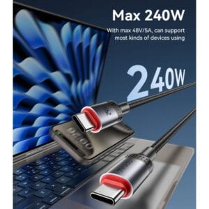 Le câble USB Type-C vers Type-C CA185 YESIDO