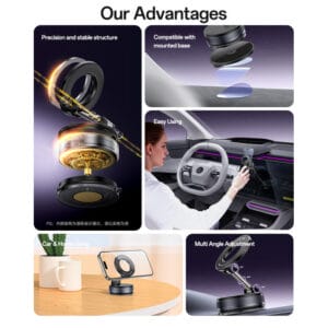 Support de Téléphone Magnétique Pliable 360° C228 YESIDO