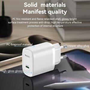 Chargeur rapide 20W avec câble Lightning YC57L YESIDO