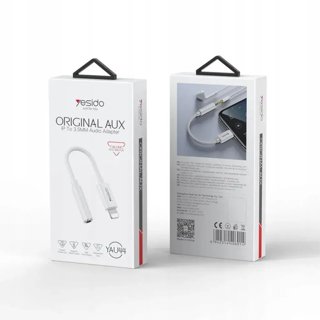 Adaptateur Audio Lightning vers Jack YAU44 YESIDO