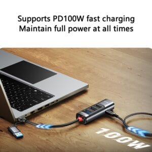 HUB USB & Type-C 7en1 multifonction HB20 YESIDO