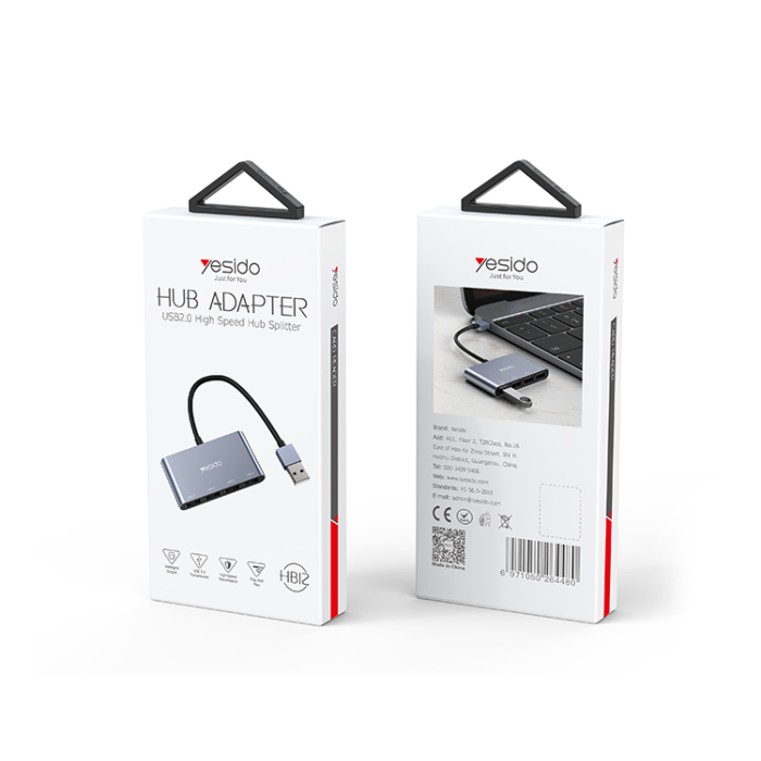 HUB USB 4 en 1 HB12 YESIDO