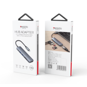 Hub USB Type-C 6 en 1 HB11 YESIDO