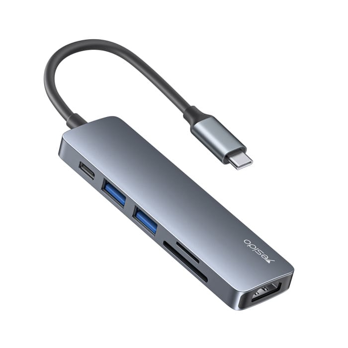 Hub USB Type-C 6 en 1 HB11 YESIDO