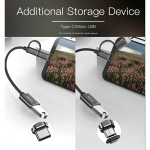 Adaptateur OTG Type-C et Micro USB vers USB GS02 YESIDO