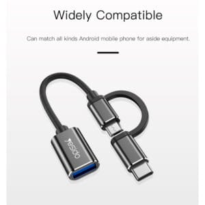 Adaptateur OTG Type-C et Micro USB vers USB GS02 YESIDO