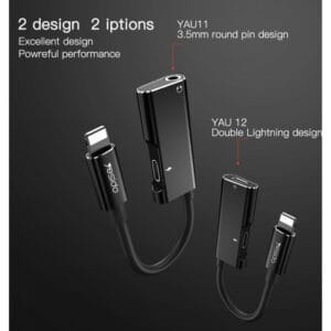 Adaptateur Audio Lightning 2 en 1 YAU11 YESIDO