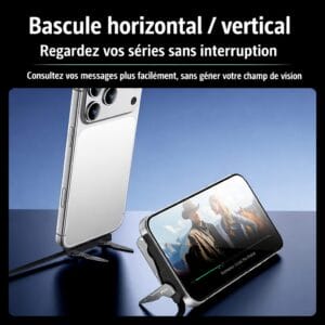 Câble USB-C vers USB-C avec Support CA207 YESIDO