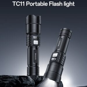 Lampe torche télescopique zoomable rechargeable TC11 YESIDO