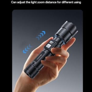 Lampe torche télescopique zoomable rechargeable TC11 YESIDO