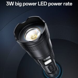 Lampe torche télescopique zoomable rechargeable TC11 YESIDO