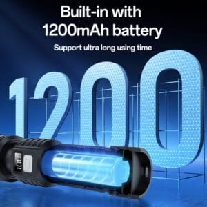 Lampe torche télescopique zoomable rechargeable TC11 YESIDO