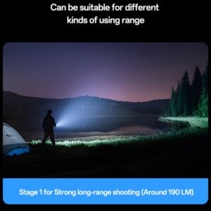 Lampe torche télescopique zoomable rechargeable TC11 YESIDO