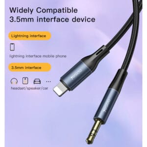 Câble Audio Lightning vers Jack YAU35 YESIDO