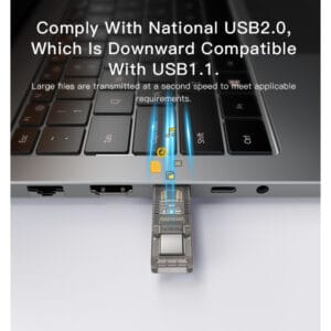 Adaptateur Type-C vers USB + Lecteur Carte TF GS21 YESIDO