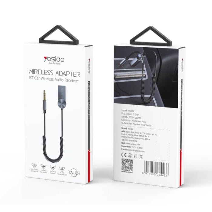 Adaptateur Bluetooth audio 2en1 pour voiture YAU24 YESIDO – Image 4