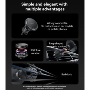 Support téléphone voiture magnétique C252 YESIDO