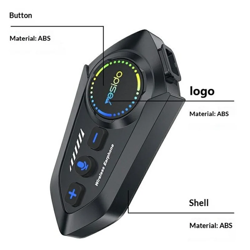 Écouteurs Bluetooth pour Casque Moto et Vélo VC19 YESIDO