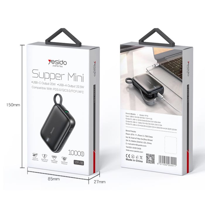 Power Bank 10000 mAh YP18 YESIDO