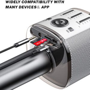 Microphone Karaoké Bluetooth KR10 YESIDO