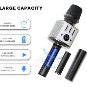 Microphone Karaoké Bluetooth KR10 YESIDO