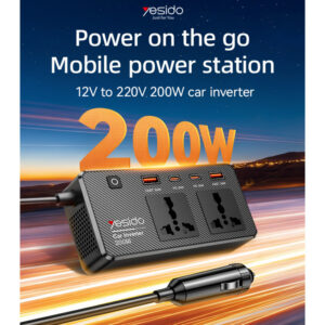 Convertisseur de Voiture 200W VC07 YESIDO