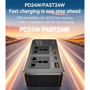 Convertisseur de Voiture 200W VC07 YESIDO