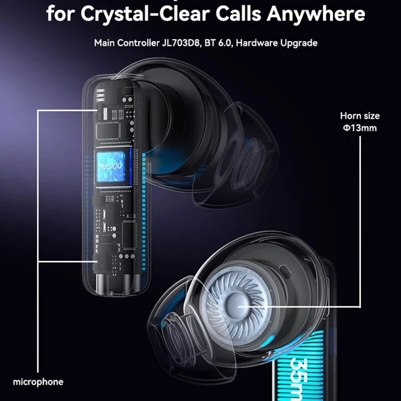 Ecouteurs Bluetooth ANC+ENC TWS40 YESIDO