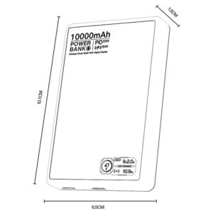 Chargeur Sans Fil Magnétique 10000mAh YP91 YESIDO