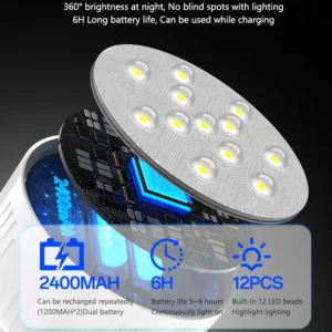 Ampoule LED Rechargeable de Secours DH14 YESIDO