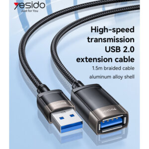 Câble d’Extension USB Mâle vers USB Femelle GS26 YESIDO