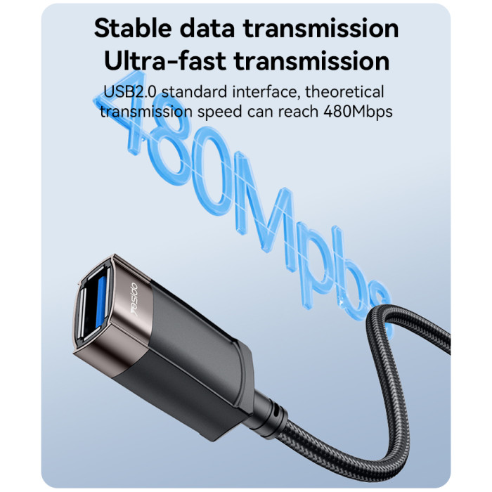 Câble d’Extension USB Mâle vers USB Femelle GS26 YESIDO