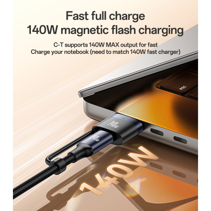 Câble magnétique USB-C vers USB-C / Type-C CA197 YESIDO