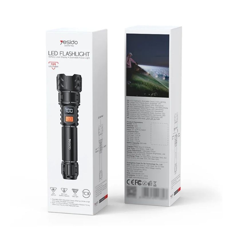Lampe torche LED TC10 YESIDO