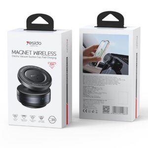 Support de Voiture Magnétique à Ventouse Sans Fil C310 YESIDO