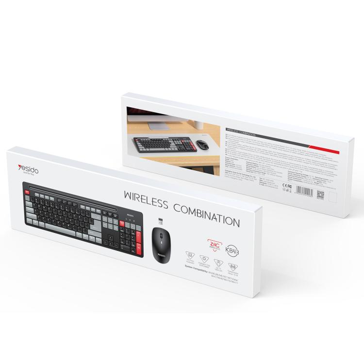 Ensemble Clavier et Souris Sans Fil KB43 YESIDO – Image 10