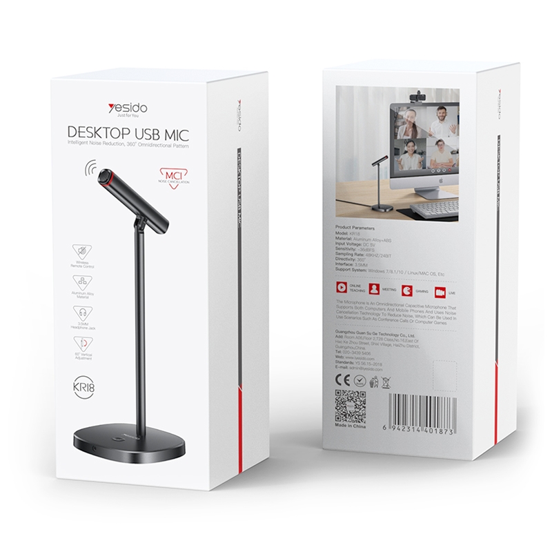 Microphone de bureau KR18 YESIDO