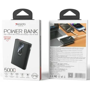 Batterie Externe Ultra-Mince 5000 mAh YP92 YESIDO